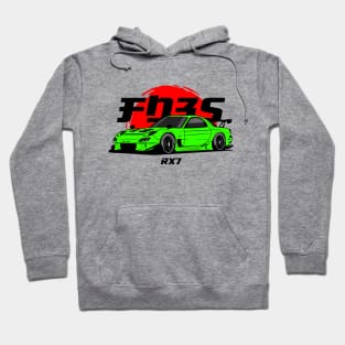 Green RX 7 JDM Hoodie